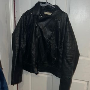 Womens leather jacket